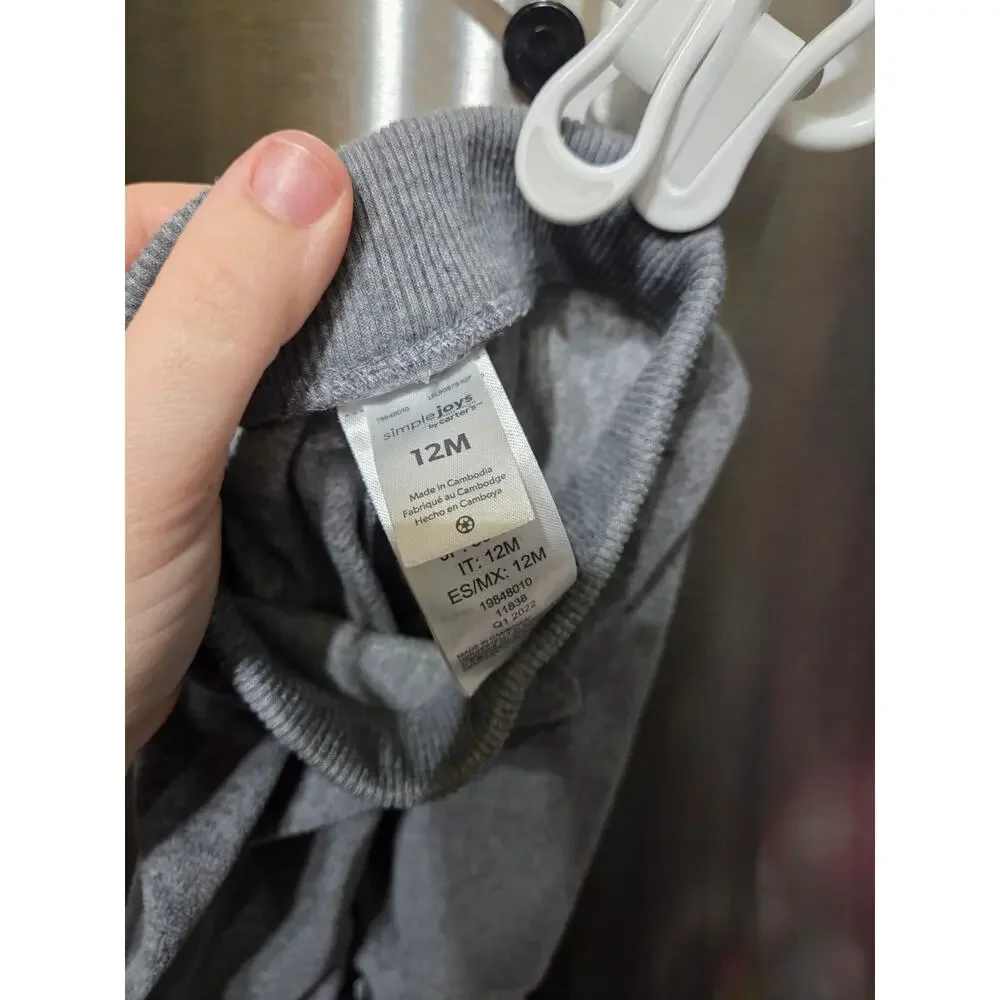 5/$15 Gray Sweatpants - Carter's - 12mo